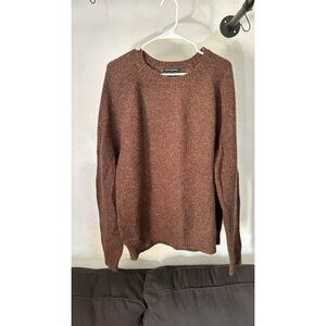 Banana Republic Tweed Crew Neck Sweater Brown Size US XL